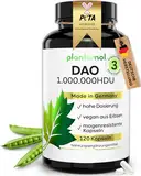 120 DAO Kapseln - 1.000.000 HDU pro Tag - perfekte Dosierbarkeit mit 333.333 HDU/Kapsel (1 bis 3 Kapseln/Tag) - DAO vegan - DAO Enzym aus Erbsen