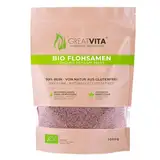 GreatVita Bio Flohsamen, 99% rein, 1000g ganze Flohsamen im Beutel