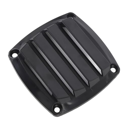 SIXRUN 3 Zoll Lüftungsgitter für Wohnmobile, Lüftungsgitter Abluftgitter Außengitter Insektenschutz für Wohnwagen Wohnmobil Caravan Boot, Weiß (Black)