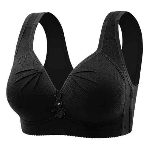 Baumwoll-BHs für Damen, hohe Unterstützung, Sport-BH für Damen, atmungsaktiv, Tank-Top-BH, Unterwäsche, nahtloser Sport-BH, drahtloser Yoga-BH, stützender Alltags-BH mit voller Abdeckung, lässiger,