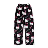 ?ello ?itty Schlafanzug-Schlafhose-Schlafanzughose, Schlafanzughose-Flanellhose-Schlafanzug-Schlafanzughosen,Schlafanzug Damen Hosen Flanell Pyjama Hose Freizeithose Kawaii Anime Weich Pyjamahose