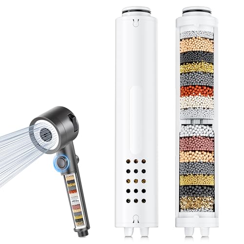 Magichome 20 Stufen Duschfilter for Magichome Duschkopf 2 Pack Duschfilter für Kalkhaltiges Wasser Wasserfilter Dusche zur Entfernung von Chlor