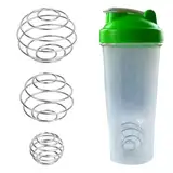 pcsfoe 3 Stück Edelstahl Shaker Kugel,Edelstahl Protein Shaker,Stainless Steel Mixing Ball Kugel,Protein Mixer Sport Fitness Shaker,Shaker ball,Shaker Mit Kugel Für Protein Blended Getränke