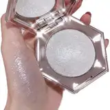 KARLOR Face Highlighter Palette, Shimmer Glitter Bronzer Makeup,Pealen weiß Gesicht Körper Wange Highlighter Glitzer Diamond Shimmer, High Pigment Shiny Powder,Langlebig Makeup Highlighter Puder