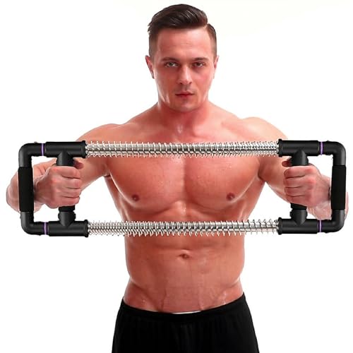 GoFitness Push Down Bar Brusttrainer Fitnessgerät für Zuhause - Krafttraining Sportgerät für Brustmuskeln, Arme, Schultern, Bauch, Rücken - Home Gym Equipment Brust Expander Trainingsgerät für Zuhause