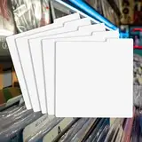 5PCS Record Category Label Cards, Black Vinyl Record Classification Card, Classification Card Alphabet Index Cards Record Divider, A-Z Schallplatten-Trennblätter, Musik-CD Klassifizierung