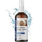 BMUT 1x 100ml Kolloidales Silberspray für Haustiere – Hund, Katze, Pferd – Wundspray – Gegen Juckreiz– Milben – 40 ppm