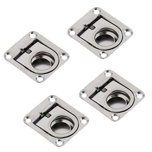 F Fityle 4X 43x 36mm Edelstahl Zuggriff Lukenring Zubehör für Bootshafen