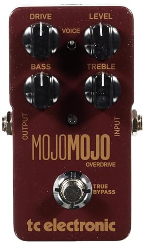 TC Electronic MOJOMOJO OVERDRIVE Außergewöhnliches Overdrive-Pedal mit zusätzlichem Headroom, präziser Steuerung und einem Voicing-Schalter