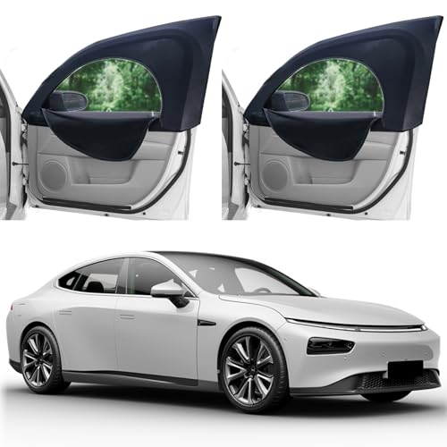 2pcs Autofenstertöne, Sonnenschutz -Wärme -Isolierfenster bedeckt Autoschutzvorhänge für Reisen, Camping, Nickerchen, Schlafen, vorne
