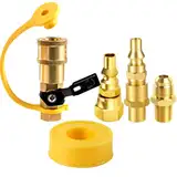MOFLAME 1/4 Rv Propan Quick Connect Adapter Umbausatz für Weber Q Series Gasgrills