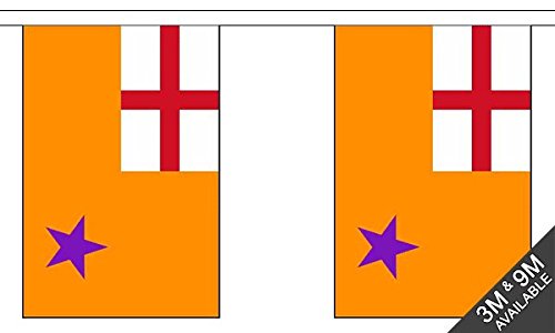 Die Flagge Großhändler b100685 orange, um Wimpelkette, Mehrfarbig, 24 x 1 x 23 cm
