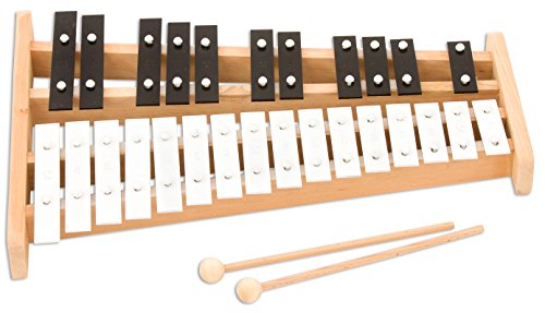 Betzold Musik - Glockenspiel chromatisch - Xylophon Klangstäbe Musik-Instrument