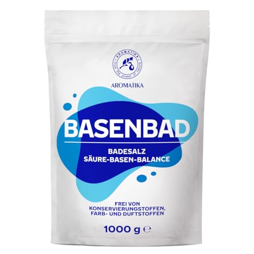 Basenbad 1000g - Basisches Bad - Alkaline bath - Basisches Badesalz - Fußbad - Bad für Hände und Füße - Basenpulver - Glatte Haut - Körperpflege - Entspannung