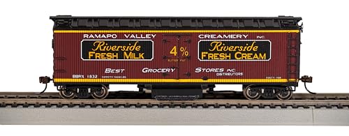Bachmann Trains - Track Cleaning Reefer - RAMAPO VALLEY, Prototypisch Braun (16333)