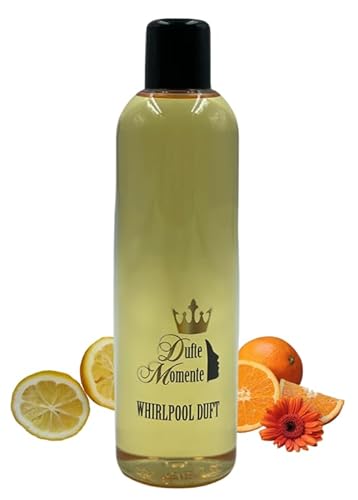 Dufte Momente | Whirlpool Duft 260ml | Orange - Citrus | mit naturreinen und natürlichen ätherischen Ölen | kein Schaum | vegan und ohne Tierversuche