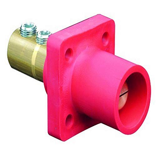 Leviton 16-series Verjüngung Nase – 90 ° – Stecker Panel-Parkbucht – cam-type Connector, rot, 16R21-UR