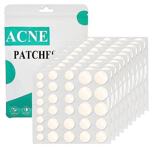 Zemolo 300 Stück Pickel Patch Unsichtbare Hydrokolloid Akne Pimple Patch mit Teebaumöl Tag & Nacht Akne pflaster Wasserdicht & Atmungsaktiv Absorptions Acne Patches