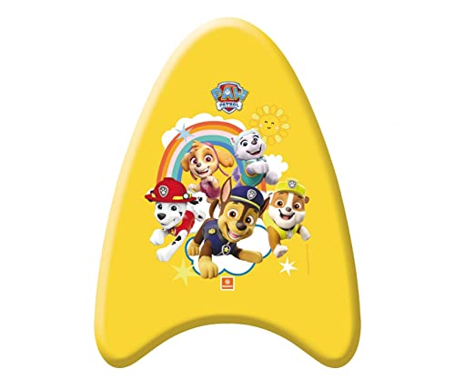 Lively Moments Kickboard ca. 42 cm Surfboard Paw Patrol (gelb) kleines Bodyboard Schwimmbrett Surfboard