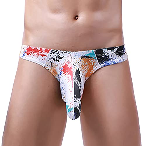 Reizwäsche für Sex Männer Elastizität Slips Elefanten Unterwäsche Pouch Slips Strings Lustige Low-Rise G-String sexy U-förmiger Höcker Lover Geschenk Low Rise Unterstützung Brief Sportunterwäsche