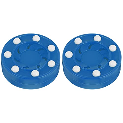 CLISPEED 2 Stück Streethockey-Pucks Für Boden-rollhockey-spieltrainingspucks Für Männer Und Frauen