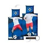 Hamburger SV HSV Wendebettwäsche Spieler Fanartikel + FanEmotion Flaschenöffner - Set