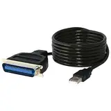 SABRENT Druckerkabel USB auf Parallel Adapter (1.8M), Parallel IEEE Drucker Kabel Adapter (CB-CN36)