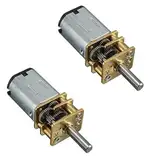 DollaTek 2Pcs DC 6V 70 RPM 3mm Welle Mini Metall Zahnrad Getriebemotor GA12-N20