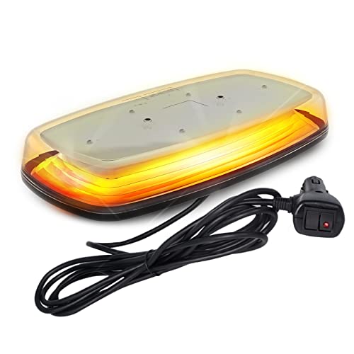 Agrieyes 84 LED Dachaufsatz Strobe Lights, 40 Farbmodi Mini-Lichtbalken für LKWs, Magnetische Sicherheits-Warn-Notleuchten für Fahrzeuge, Warnblinkleuchte für Schneepflug Auto-Konstruktion