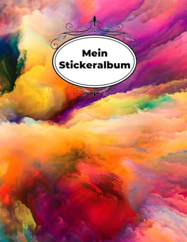 Mein Stickeralbum: Blanko Stickerbuch für Kinder | Mit 100 Seiten