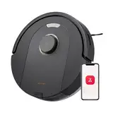 roborock Q5 Pro Saugroboter mit DuoRoller-Bürste, 5500Pa Saugkraft, 770mL Staubbehälter, 180mL Wassertank, Staubsauger Wischroboter PreciSense-LiDAR-Navigation Teppiche Tierhaare App/Alexa, Schwarz