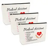 Kosmetiktasche für medizinische Assistenten, als Dankeschön, Geschenk für Krankenschwestern, Geburtstag, Erntedankfest, Weihnachten, Krankenschwestern, Schulabschluss, Geschenke für medizinische