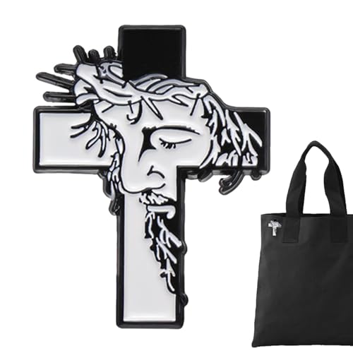 Jesus Christus Anstecknadel, religiöse Anstecknadel, christliche Rucksack-Brosche, Jesus-Figuren-Anstecknadeln, Kirchen-Anstecknadeln, Sonntagsschule, christliche Partygeschenke, Jesus-Brosche,