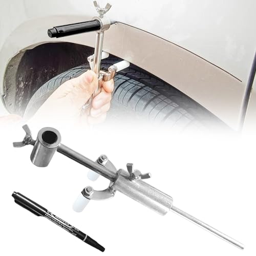 Auto-Blech-Reparatur-Radlauf-Markierung Werkzeug mit Markierstift, Auto Parallel Anreißer Reparatur Rad Augenbrauen Karosserie Markierung Dellen Reparaturwerkzeug, Augenbrauen Zeichen Rippenlinie