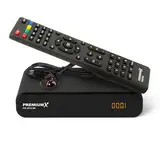 PremiumX Sat Receiver HD 221S FTA HD Digital DVB-S2 Mini Satelliten-Receiver für Satellitenschüssel, FullHD TV, HDMI, SCART, USB Multimedia-Player, Astra vorprogrammiert