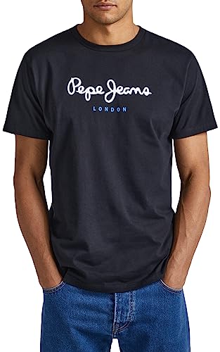 Pepe Jeans Herren Eggo N T-Shirt , Black (Black), L