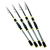 YG038 1,8 m 2,1 m 2,4 m 2,7 m Locken Stange Tragbare Teleskop Angelrute Carbon Stange M Power Spinning Rod Pole Köder Gewicht 7-28g Pesca(2,4 Mio)