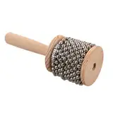 Vaguelly Cabasa Junge Mädchen Percussion Instrument Aus Holz Und Edelstahl Tragbares Und Langlebiges Musikspielzeug Für Kreative Kleinkinder Und Musikliebhaber