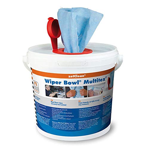 72 Multitex feuchte Reinigungstücher Wiper Bowl im Eimer