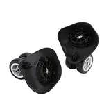 2 Stück Gepäck Ersatzräder, Koffer 2PZ PVC ERSATZRAD FÜR Schwenkbares Untersetzerrad Trolley Koffer Koffer Trolley RÄDER GEPÄCK Auto
