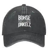 Baseballmütze Unisex Bohse Onkelz Rock Deutsche Musik Mode Paar Frauen Hip Hop Hüte Sonnenblenden Outdoor Sport Geschenk Mode Geschenke