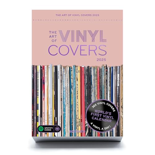 The Art of Vinyl Covers – Tagesabreißkalender mit 365 legendären Vinyl Covern aus 6 Jahrzehnten. Zusätzlich mit praktischen Spotify Codes.