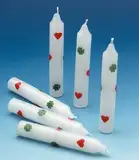 tib 11043 Herzen/Kleeblätter Lebenslicht Set mit 2 Stück pro Box, Mehrfarbig, Einheitsgröße