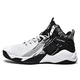 Fashion Modern WORLDLYDA Herren Mode High Top Basketball Schuhe Atmungsaktiv Casual Walk Athletic Basketball Sneakers für Damen und Herren (SNK02,41)