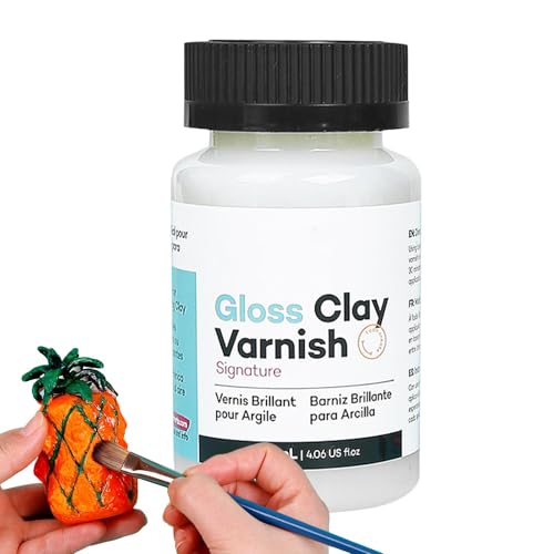 120ml Air Dry Clay Glaze, Glasuren Für Ton Lufttrocknend Gloss Finish Glasur Für Ton Für Lufttrocknender Ton