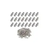 100 Bodenträger Duplo 5mm mit Ring für Bohrung Einlegeboden Halter Regalbodenträger Regalstifte 5mm Fachträger für Einlegeböden Bretthalter Regalbretthalter Fachbodenträger Rostfrei