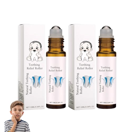 2 Pcs Teething Roller Baby Zahnungs Roller Baby Zahn Roller Baby Zahnungsroller Baby Zahning öL Roller Teething Roller Teething Roller Baby Zahnungs Roller Baby Zahn Roller Baby Zahnungsroller