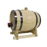 1L/5L/3L Weinfass Aus Holz, Alterungsfass Aus Natürlicher Eiche, für Die Weinproduktion zu Hause, 3L