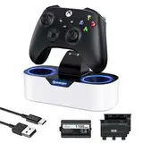 NEWDERY Solo-Ladestation für Xbox Wireless-Controller, Schnellladestation, Einzelladestation für Xbox One/Series X|S-Controller