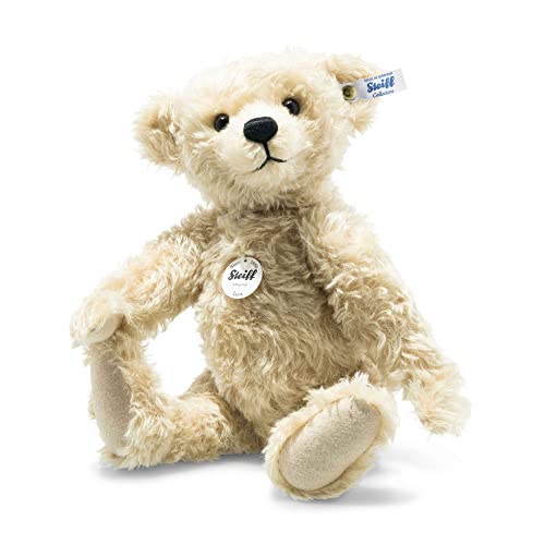 Steiff Luca Teddybär - 35 cm - Sammlerartikel - kein Spielzeug - Geschenk - abwaschbar - antikblond (022920)